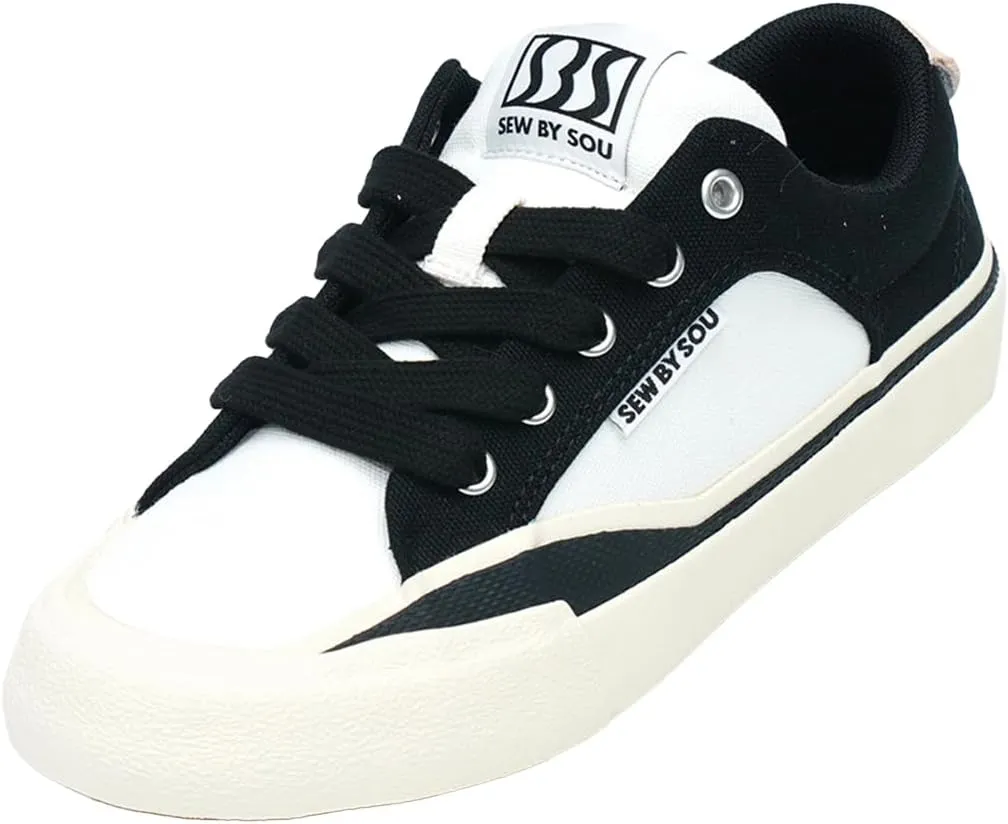 Skateboard Shoes for Unisex-Child with Anti-Slip Trainers Low-top Skate Shoes Pro Models with Shock Absorption Properties