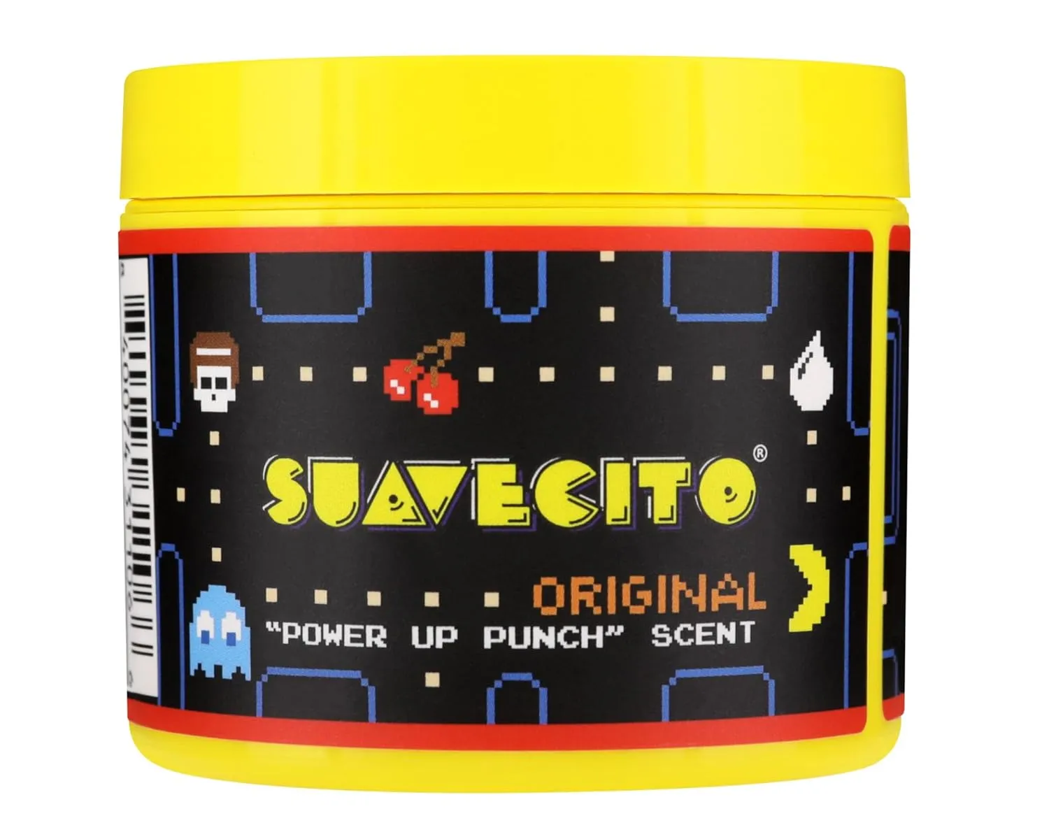 Suavecito | Pac-Man Pomade Original For Men 4 oz, 1 Pack - Medium Shine Water Based Wax Like Flake Free Hair Gel - Easy To Wash Out - All Day Hold For All Hairstyles