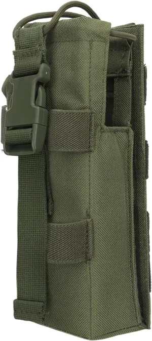 Tactical Molle Radio Holster Holder Case Military Heavy Duty Radios Holster Bag for AR-152 AN/PRC-152 148 UV-25 Two Ways Walkie Talkies Adjustable Storage