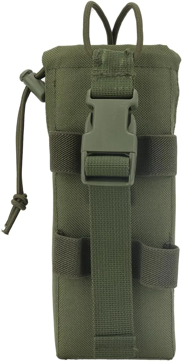 Tactical Molle Radio Holster Holder Case Military Heavy Duty Radios Holster Bag for AR-152 AN/PRC-152 148 UV-25 Two Ways Walkie Talkies Adjustable Storage