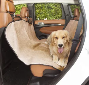 Tan Universal Waterproof Hammock Back Seat Cover By Majestic Pet Products