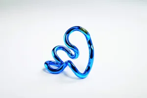 Tangle Jr. Metallic Sensory Fidget Toy, Blue