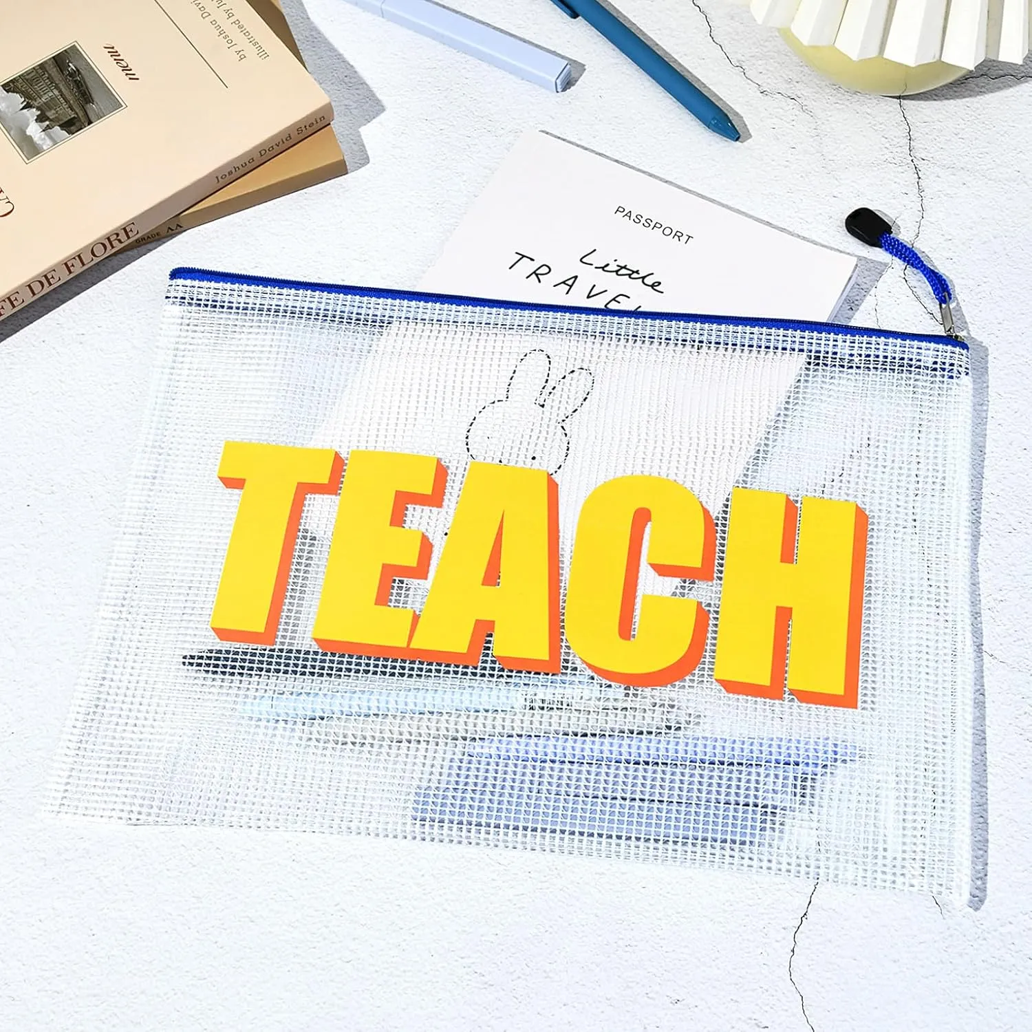 Teacher Appreciation Gifts 4PCS Teache Makeup Bags Teache PouchTravel Cosmetic Pouch Graduation Retirement Teacher Gifts for Women