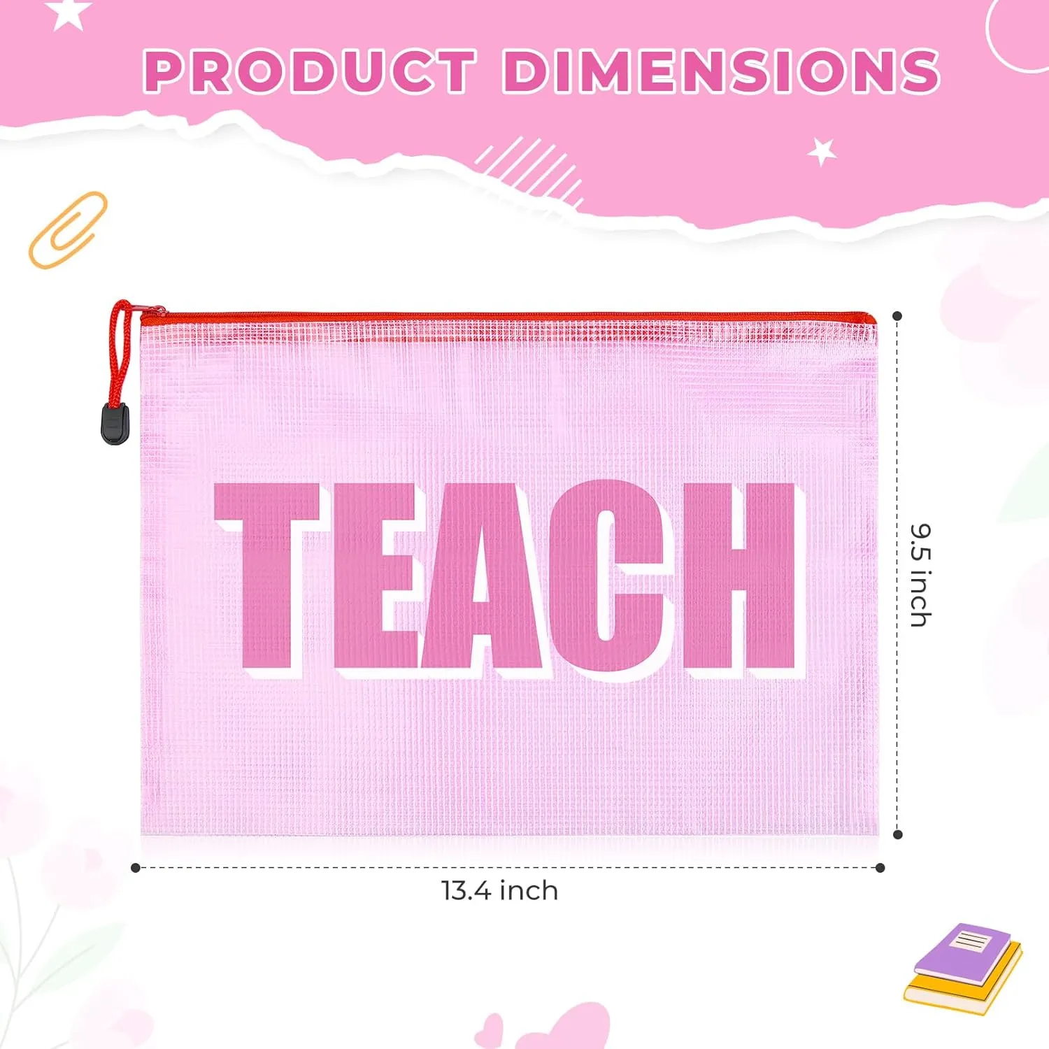 Teacher Appreciation Gifts 4PCS Teache Makeup Bags Teache PouchTravel Cosmetic Pouch Graduation Retirement Teacher Gifts for Women