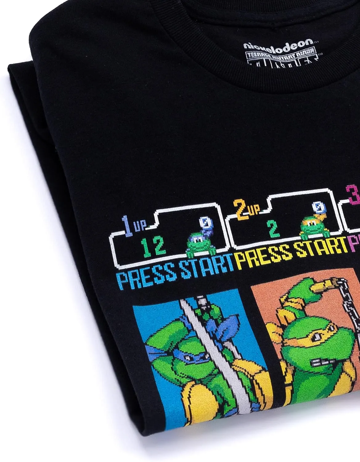 Teenage Mutant Ninja Turtles T-Shirt Mens TMNT Arcade Game Retro Top