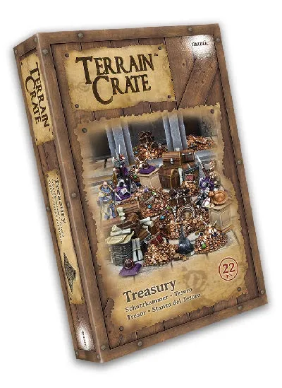 Terrain Crate Environment Miniatures Treasury 22 pcs