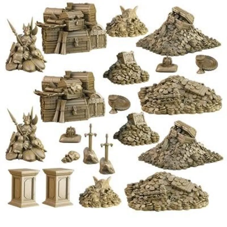 Terrain Crate Environment Miniatures Treasury 22 pcs