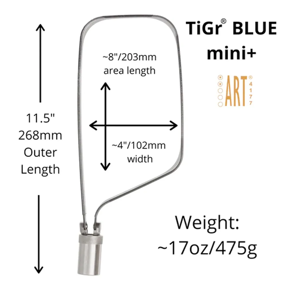 TiGr BL460 HCS 1.25 Mini  Blue Lock w/Clip (Pair | Keyed Alike)