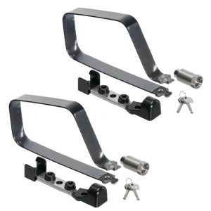 TiGr BL460 HCS 1.25 Mini  Blue Lock w/Clip (Pair | Keyed Alike)