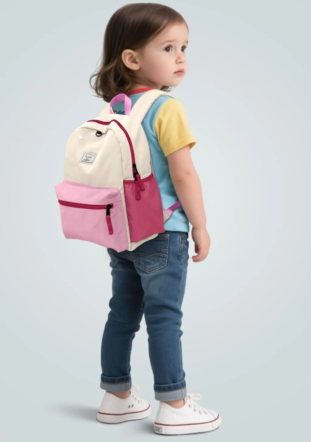 Toddler Backpack for Boys Girls 1-3, School Kids Backpacks Bookbag, Kindergarten Preschool Backpack for boys girls 11.6" H Not Fit Folder