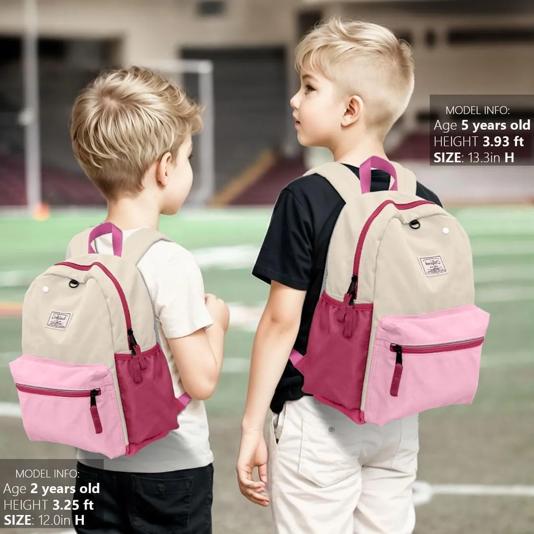 Toddler Backpack for Boys Girls 1-3, School Kids Backpacks Bookbag, Kindergarten Preschool Backpack for boys girls 11.6" H Not Fit Folder