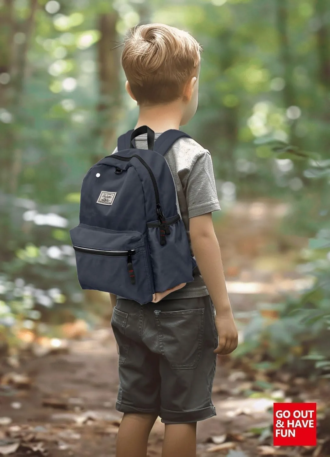 Toddler Backpack for Boys Girls 2-5, School Kids Backpacks, Kindergarten Preschool Backpack for boys girls 13.3" H