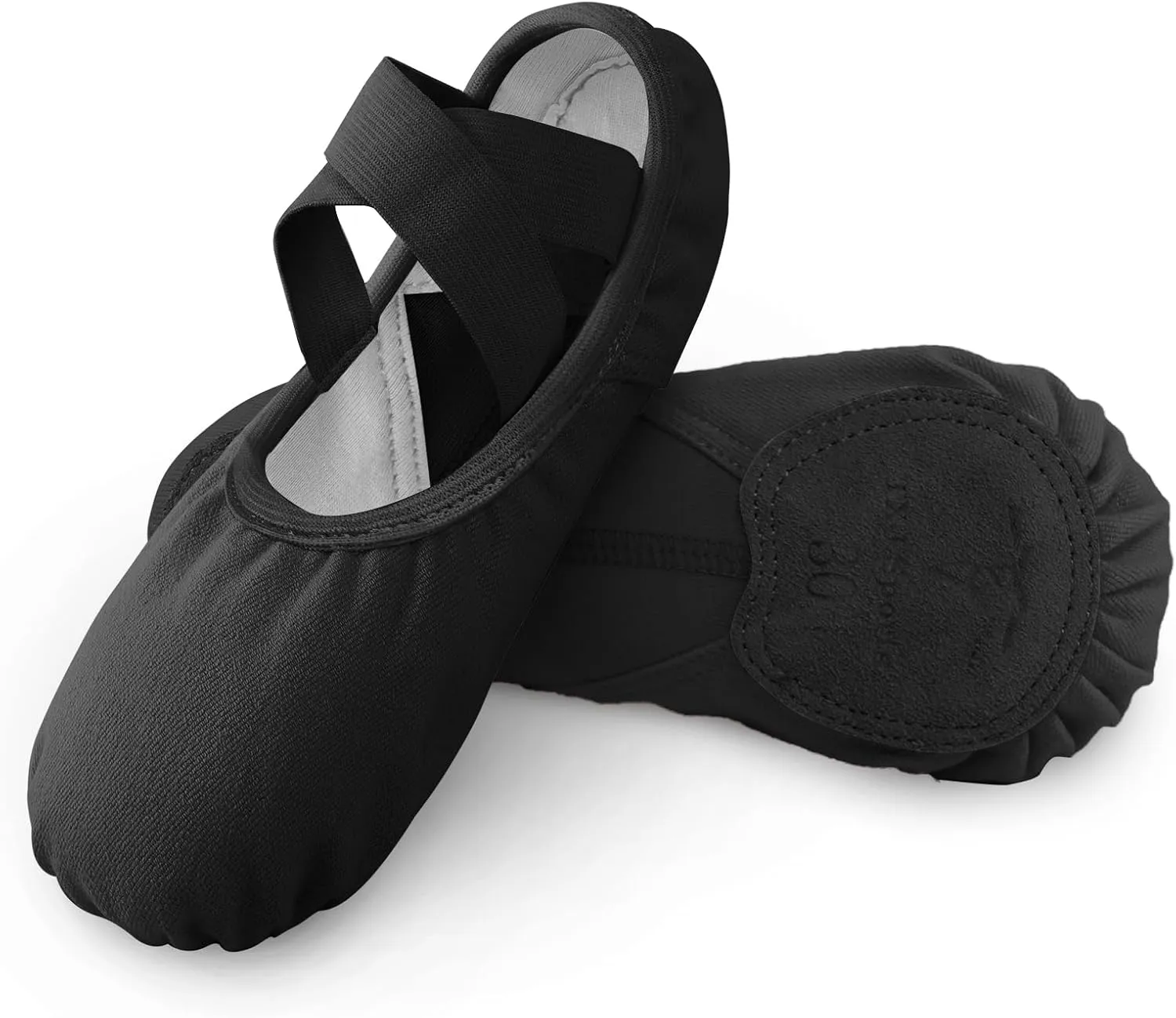 TXJ Sports Ballet Shoes for Girls Highly Stretch Ballet Slippers Split Sole Women Dance Shoes Flats for Yoga Gymnastics Performance