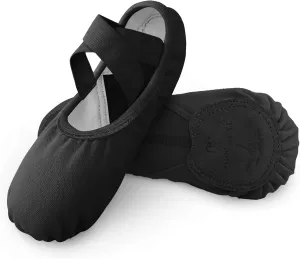 TXJ Sports Ballet Shoes for Girls Highly Stretch Ballet Slippers Split Sole Women Dance Shoes Flats for Yoga Gymnastics Performance