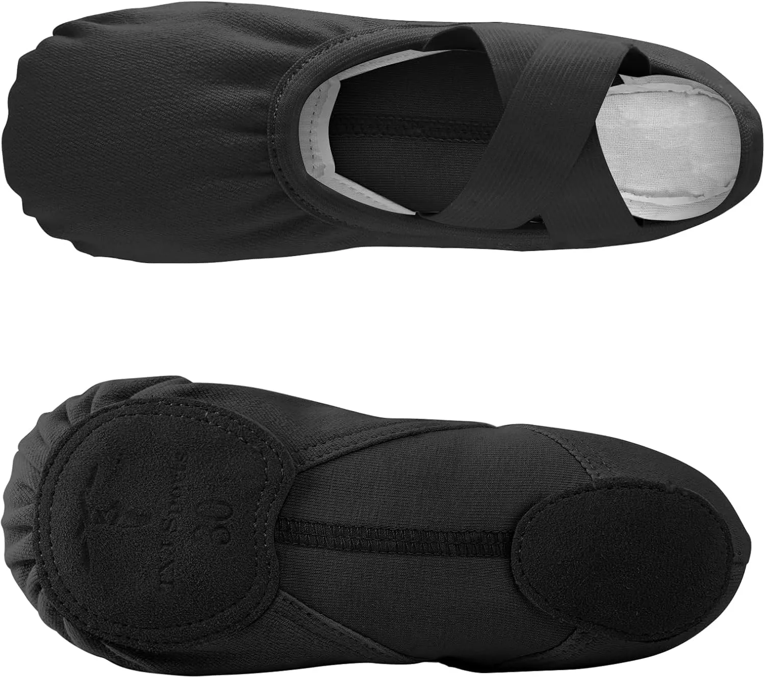 TXJ Sports Ballet Shoes for Girls Highly Stretch Ballet Slippers Split Sole Women Dance Shoes Flats for Yoga Gymnastics Performance