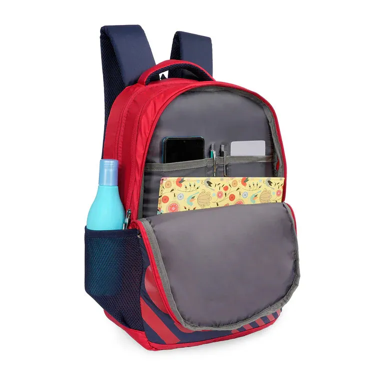 United Colors of Benetton Colter Back to School Backpack Red Navy