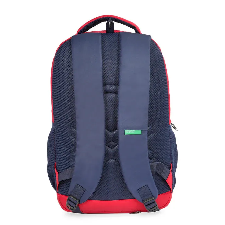 United Colors of Benetton Colter Back to School Backpack Red Navy