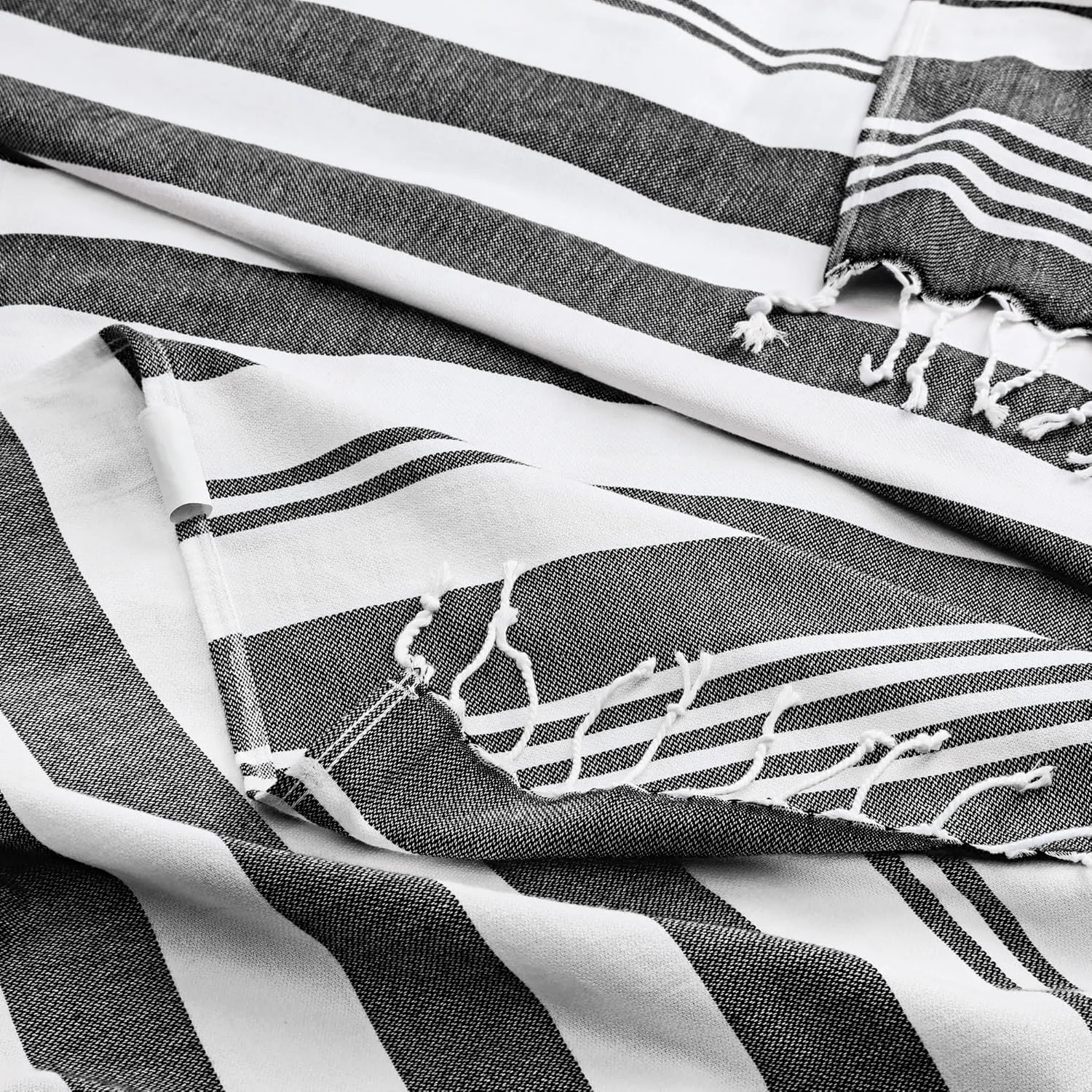 Utopia Towels - 4 Pack Turkish Beach Towel (40 x 72 Inches) - 100% Cotton Oversized Sand Free Quick-Dry Turkish Towel, Prewashed for Soft Feel, Large Peshtemal Towel (Grey, Navy, Purple, Buff)
