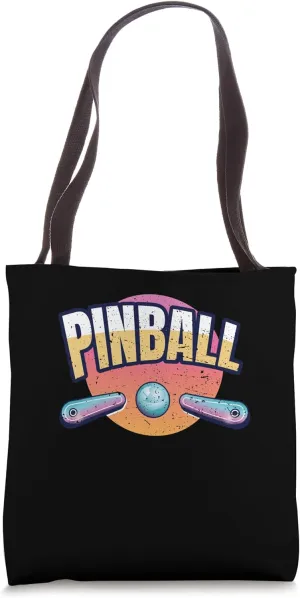 Vintage Retro Pinball flipper Pinball Flipper Retro Tote Bag