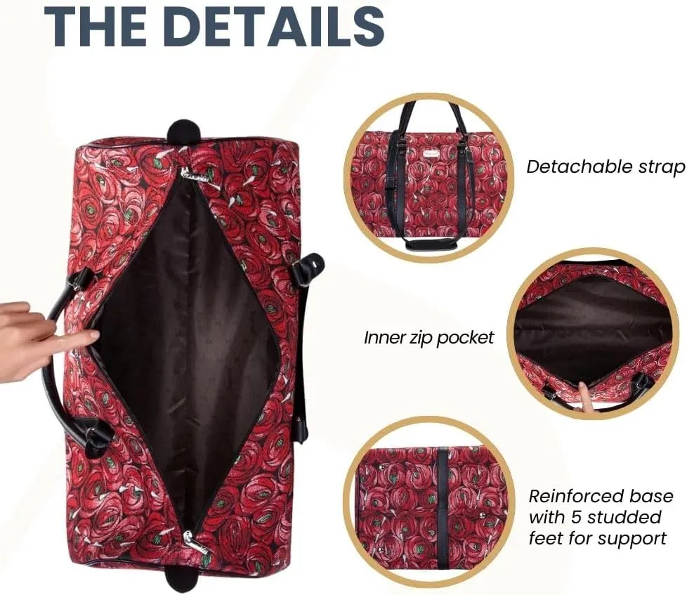 Women Large Duffel Bag, Ladies Carry-on Overnight Weekender, Womens Hand Luggage, Travel Bags for Teens & Girls