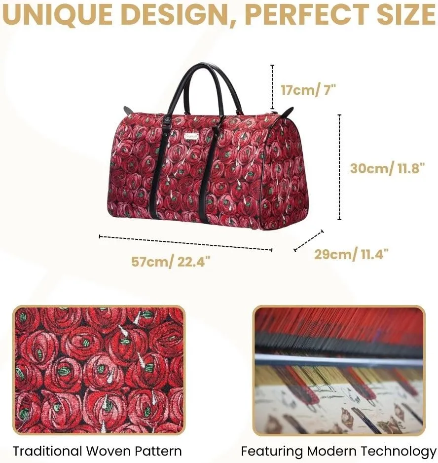 Women Large Duffel Bag, Ladies Carry-on Overnight Weekender, Womens Hand Luggage, Travel Bags for Teens & Girls