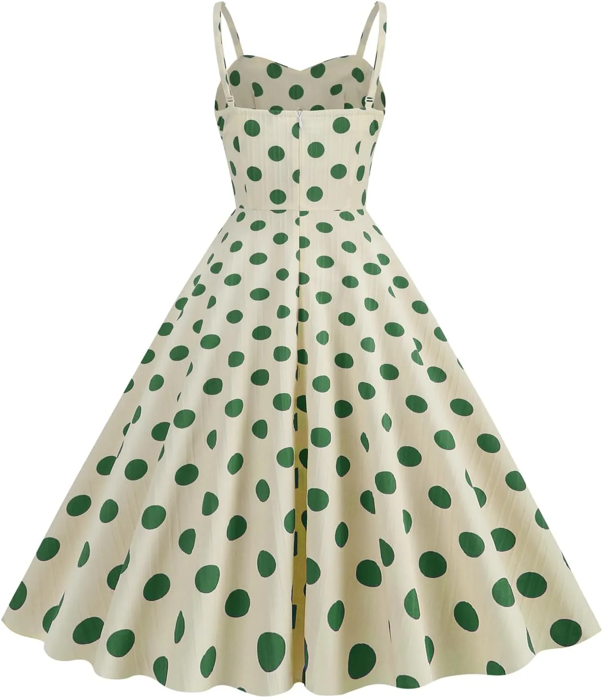 Women's Vintage Plaid Dress Spaghetti Strap Gingham A-line Swing Cocktail Party Dresses