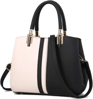 YAQUNICER Women PU Leather Handbags Tote Shoulder Bags Top Satchel Purses