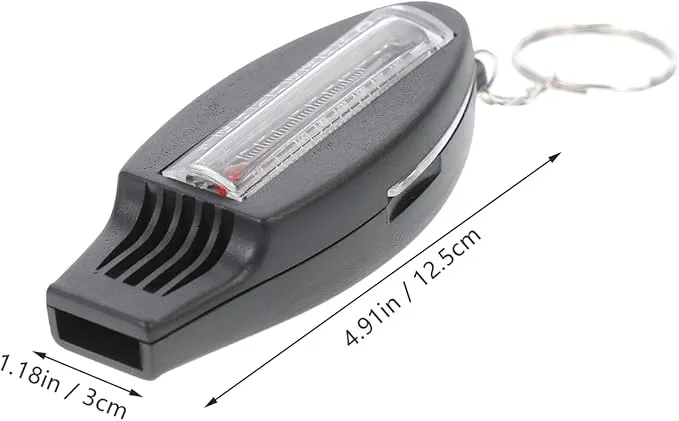 Yardwe Whistle Compass Map Reading Compass Hiking Whistle Compass Whistle Safety Whistle Mini Compass Camping Whistle Backpack Keychain Whistle Keychain Survive Plastic Travel Pocket